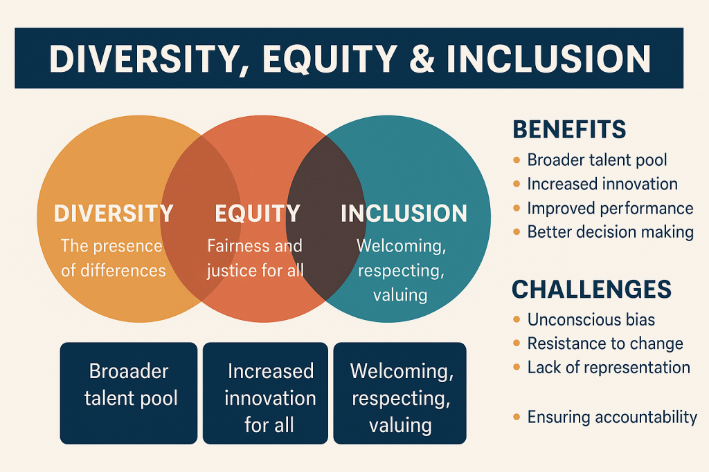 Diversity, Equity & Inclusion (DEI): Nền tảng cho tổ chức bền vững và công bằng